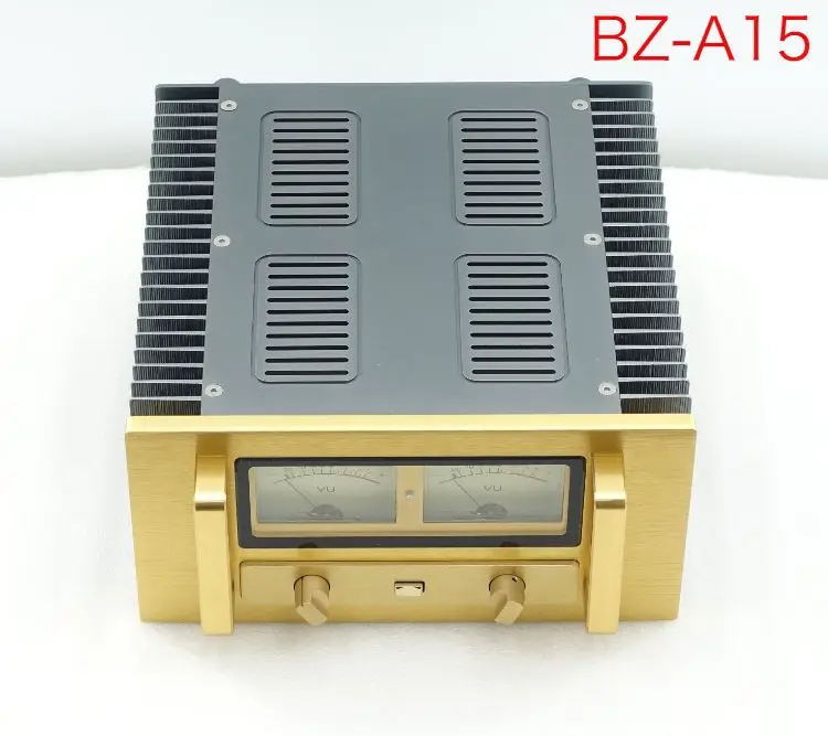 Full aluminum DIY A15/A35/A65  power amplifier chassis class A enclosure big heatsink HIFI VU header box