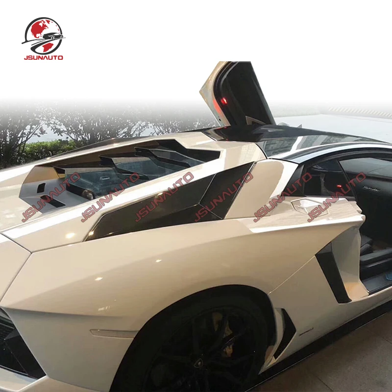 

Carbon Fiber Side Intake Cover For Lamborghini Aventador LP700 LP720 Upgrade Lp750 SV Style Body Kit Auto Accessories