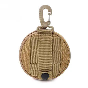 

Men Women Multifunction Zipper Travel Outdoor Tool Mini Key Holder Military Keychain EDC Pouch Camping Hunting Coin Purses