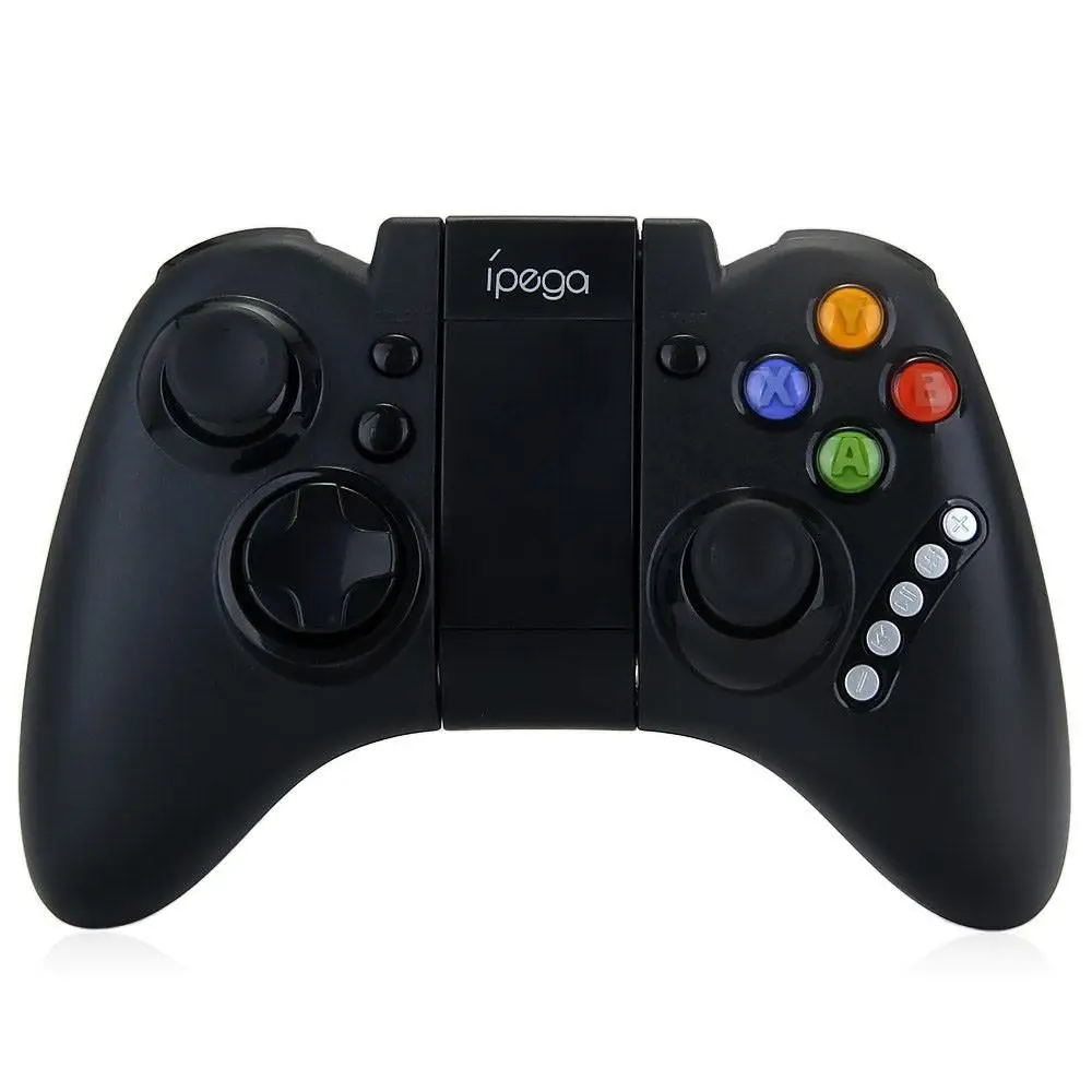 IPEGA 9021 Ipega для ПК Android телефон игры Bluetooth Джойстик Геймпад ПК беспроводной PG-9021 мультимедийный игровой контроллер - Цвет: Черный