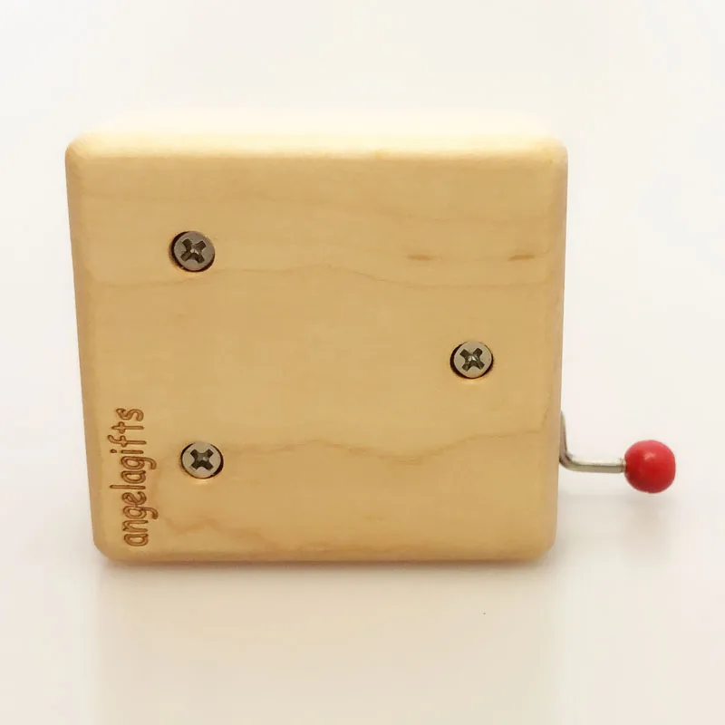 Handmade Smilelife Wooden Music Box La vie en Rose Brand Gift Birthday Wedding New Year Christmas