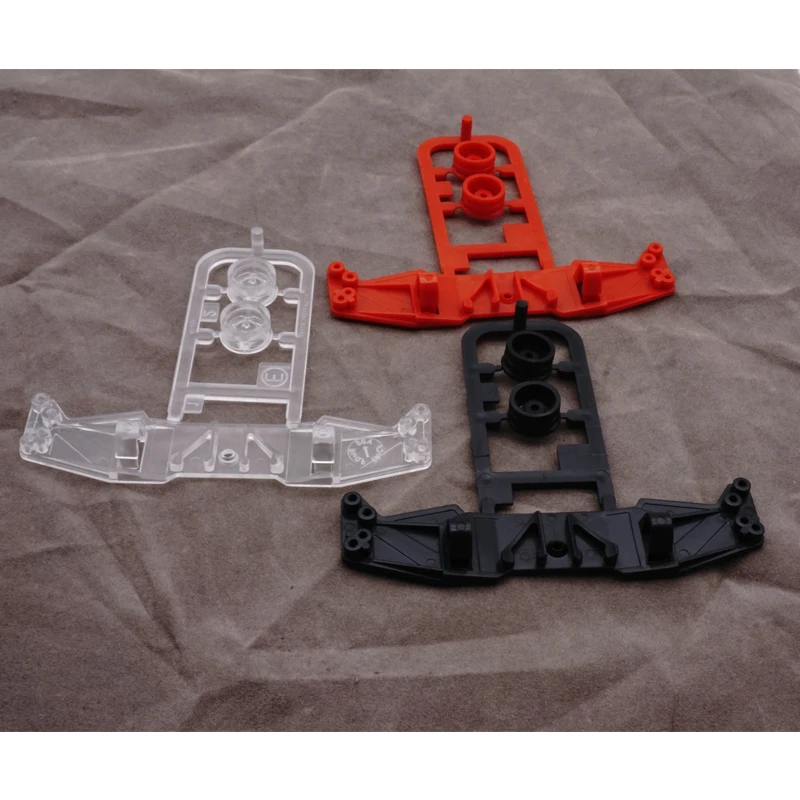 Мини 4WD самодельные части tamiya пластиковое крыло для S2 шасси прозрачный черный и красный цвет CC модель