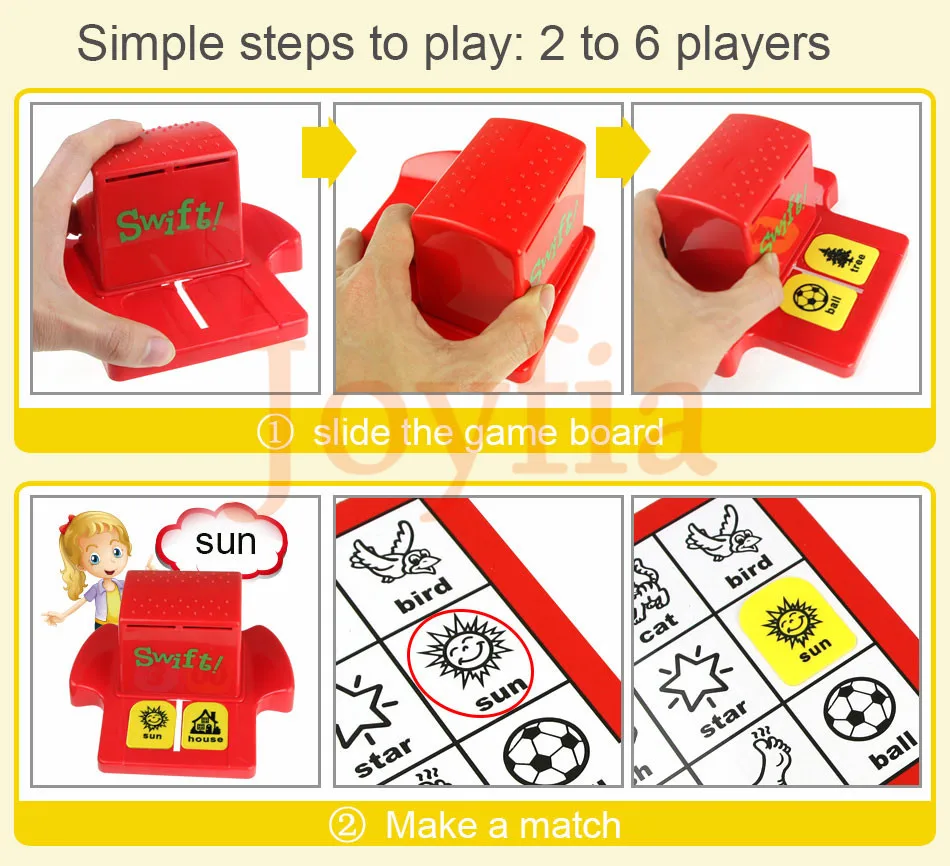 Swift Bingo игра Английский Обучение Слово карты игра-головоломка Ранние развивающие игрушки слово картина соответствующие игры подарки для детей ребенка
