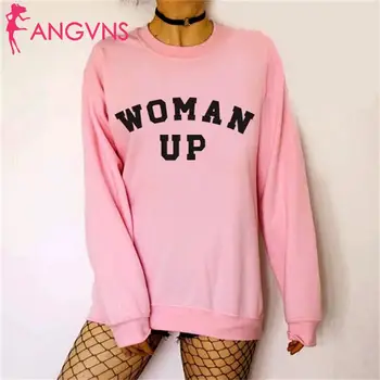 

Women Casual Long Sleeve Letter Sweatshirt None Autumn O-Neck Spring, Loose Pullover Regular