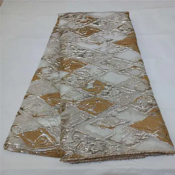 

New Arrival Brocade Lace Fabric Nigerian Lace High Quality African French Tulle Lace Fabric for Bridal Lace Materials white