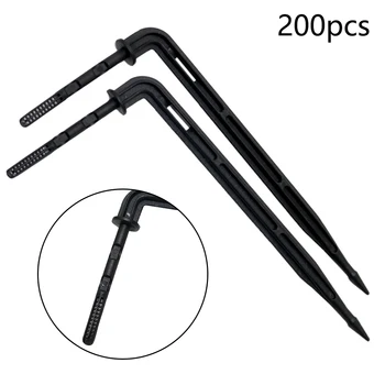 

200*Micro Drip Irrigation Emitter Flowers Curved Arrow Water Saving Equipment Bridges Planters, Pots, And Other Home Gardening