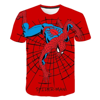

Summer 2020 Children's T-shirt 3D Print Animation Spider-Man Vegeta T-shirt Fashion Children's Clothing