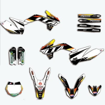 

Graphic For KTM SX 85 2013-2017 Full Customized Team Backgrounds Decal And Sticker For KTM SX85 2013 2014 2015 2016 2017