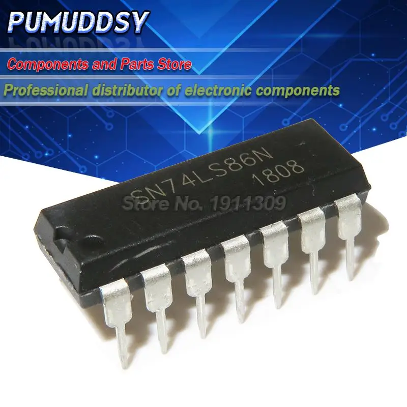 10 шт. HD74LS86P HD74LS86 74LS86 DIP-14 IC | Электронные компоненты и принадлежности