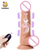 DopaMonkey Vibrator Dildo Remote Control Penis Suction Cup Realistic Dildo Sex Toy For Woman Super Huge Big Vibrator Swing Penis 1