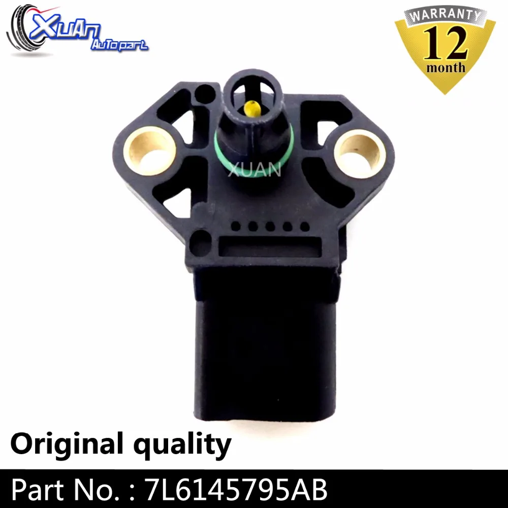Xuan 7L6145795Ab 3 Bar Dell'Aria Di Aspirazione Di Pressione Di Sovralimentazione Mappa Sensore Drucksensor Per Volkswagen Beetle Golf Passat Tiguan 1