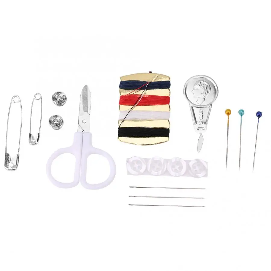 

Sewing Tools Mini Home Travel Thread Threader Needle Scissors Sewing Set Kit Box Sewing Accessories Sewing Supplies Cheapsale