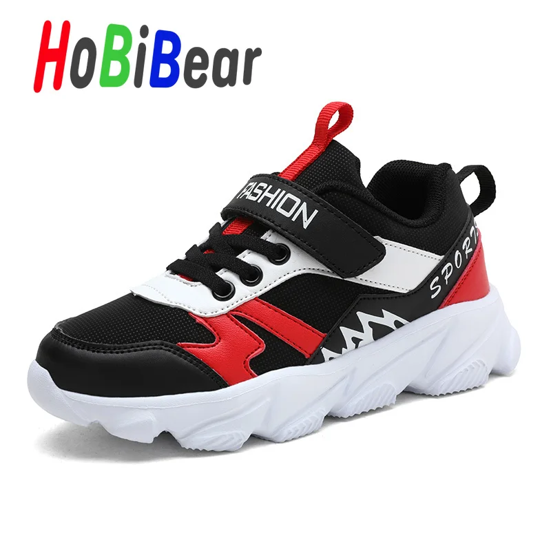 Super Cool Kids Boys Shoes For Sneakers Fashion Red Kids Boy Sport Shoes Outdoor Teenage Trainers Light Children Running Shoes