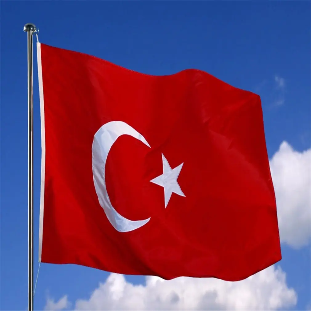 Турецкий флаг двуглавый орел 90*186 см Национальный флаг парад/Фестиваль/украшение дома