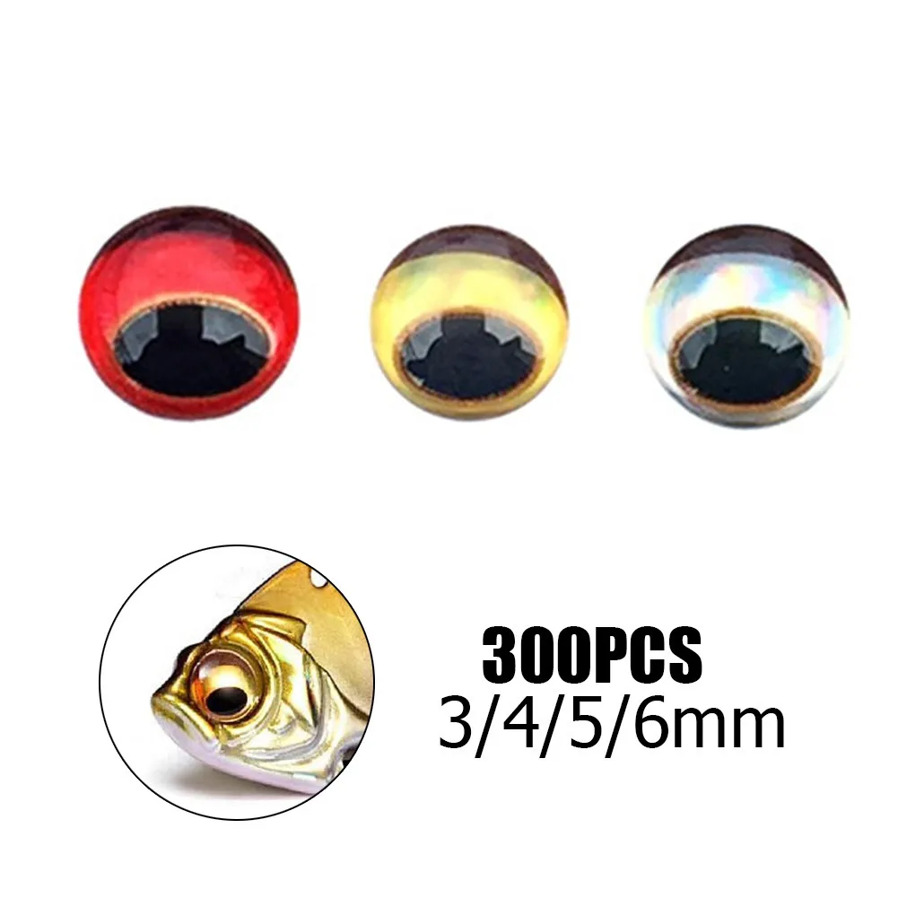 3D Lure Eye Self Stick Variety colors and size 3-6mm 