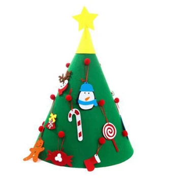 

Felt Christmas Tree for Kids 3.2Ft Diy Christmas Tree with Toddlers 18Pcs Ornaments for Children Xmas Gifts Hanging Home Door Wa