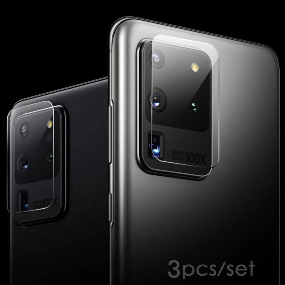 

For Samsung S20 Ultra 5G Camera Protector 3pcs/Set Phone Lens tempered Glass For Samsung S 20 S20+ Plus Rear Camera Glass Film