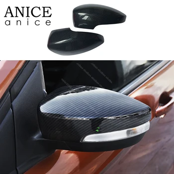 

2pc Carbon fiber color Rearview Mirrors Cover fit for Ford ESCAPE KUGA 2017-2018 ABS