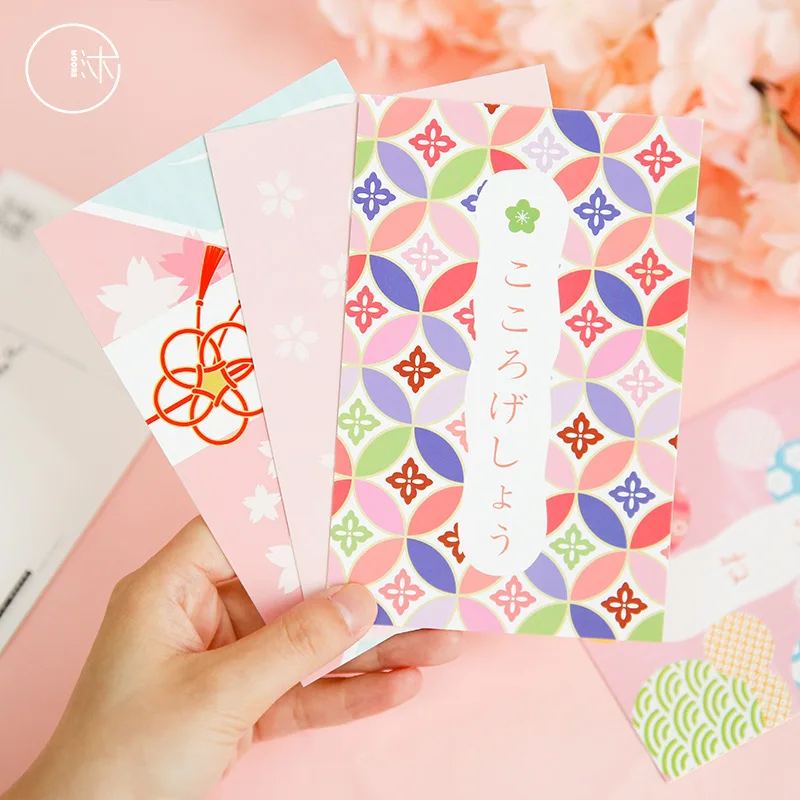 30 Sheets/Set Fresh Flower Watercolor Series Postcard Greeting Card Message Card Birthday Letter Gift