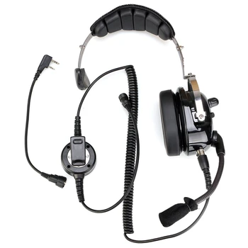 

Retevis EHK005 2 Pin Noise Cancelling Walkie Talkie Single Headset Adjustable Volume for Kenwood Retevis Two-Way Radio C9126A