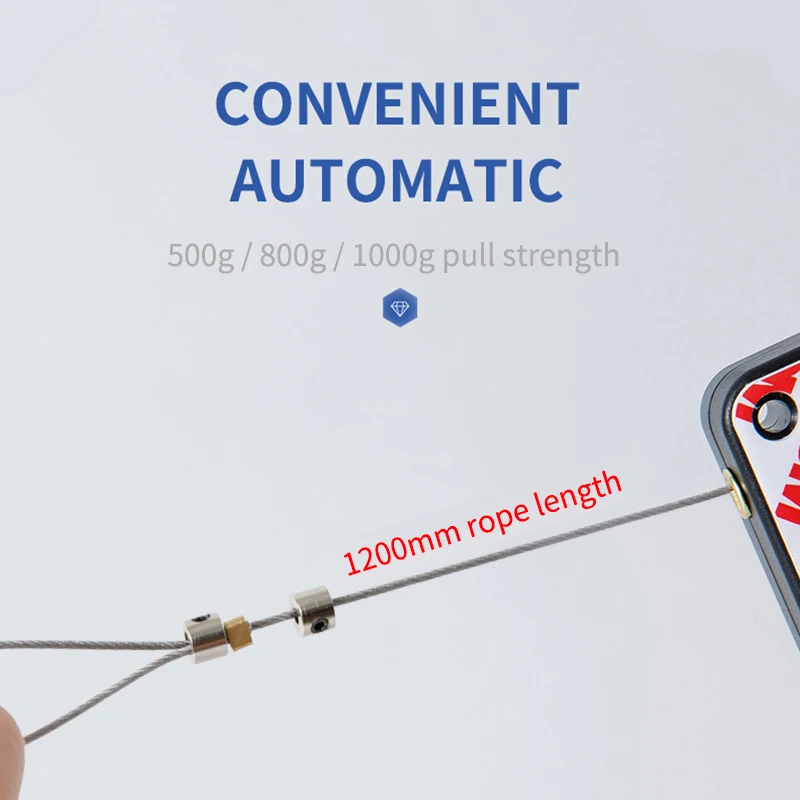 KAK 2 to 10 Packs Automatic Door Closer Nail-Free 500g to 1000g Tension Sliding Door Windows Glass Close Device Hardware