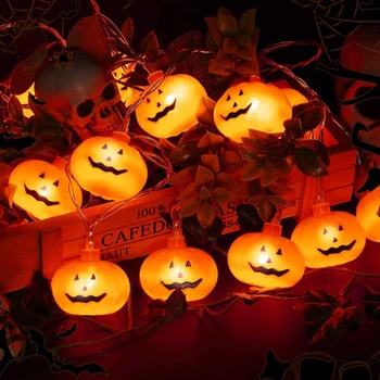 

Christmas Pumpkin Lantern String 20LEDbattery Box 3m Pumpkin Lantern Thanksgiving Halloween Party Decoration Lantern String Lamp