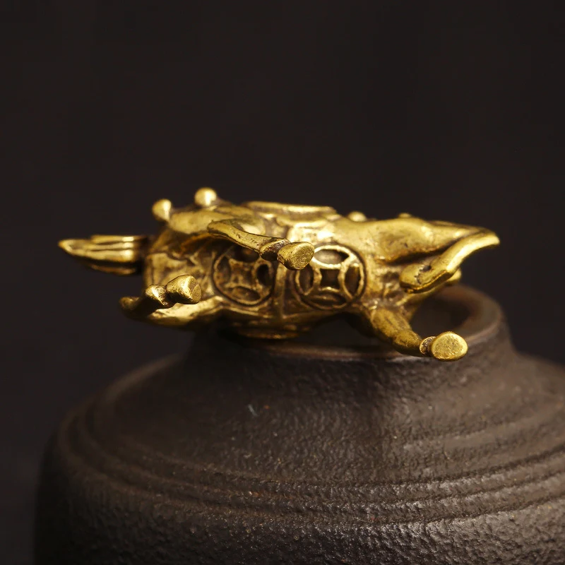 brass horse pendant keychain (1)