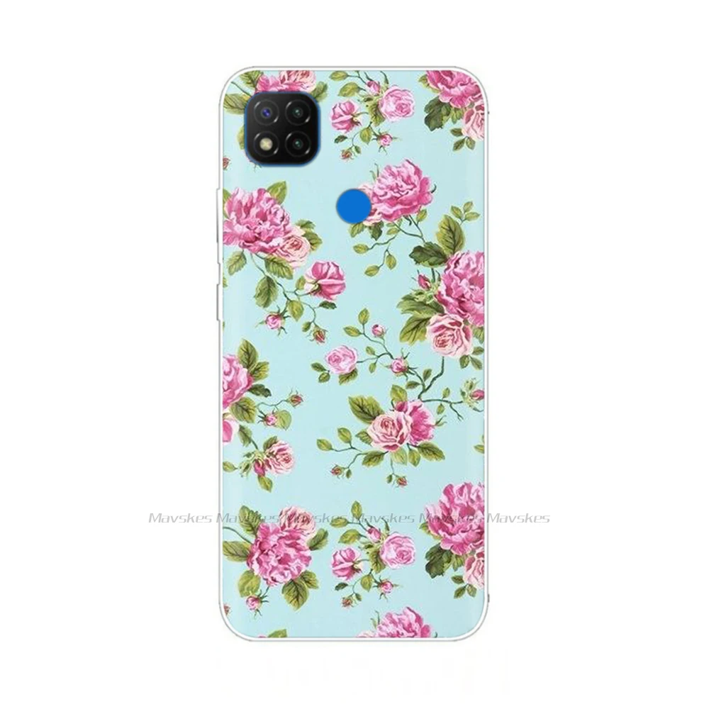 case for xiaomi For Xiaomi Redmi 9C NFC Case Soft TPU Silicon Phone Back Cover for Redmi 9C Case redmi9c 9 C Printed Etui Bumper Fundas Coque xiaomi leather case chain Cases For Xiaomi