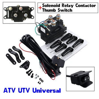 

12V Solenoid Relay 200A Contactor Rocker Switch Accessories Controller