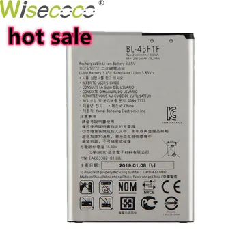 

Wisecoco New Original 2500/3600mAh BL-45F1F Battery For LG K4 M160 LG Aristo MS210 X230K M160 X240K LV3