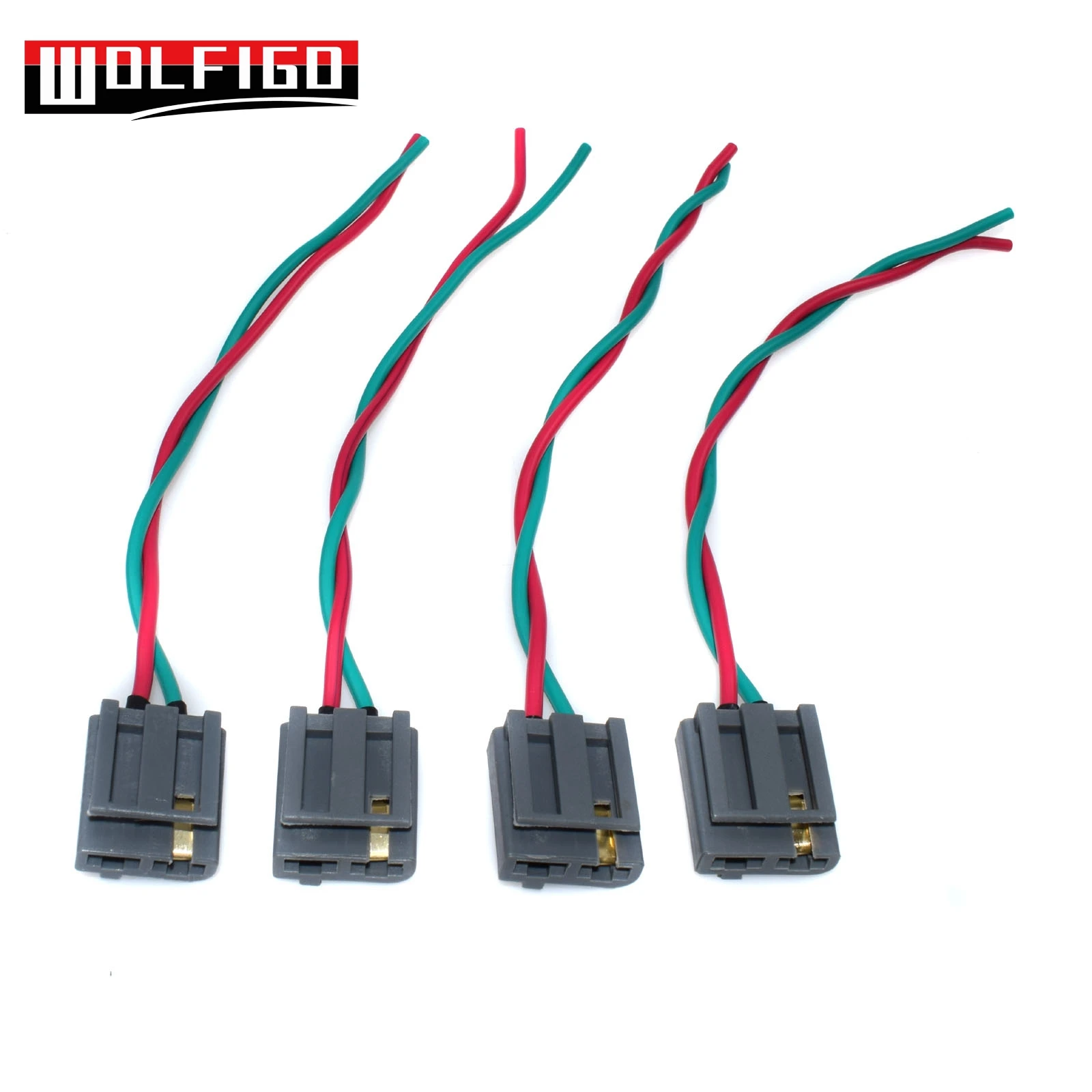 WOLFIGO 1 PC/2PCS/4PCS New JM6933 Pigtail Wire Harness Connector Dual 12v Power For G-M HEI Coil In Cap Distributor 170072