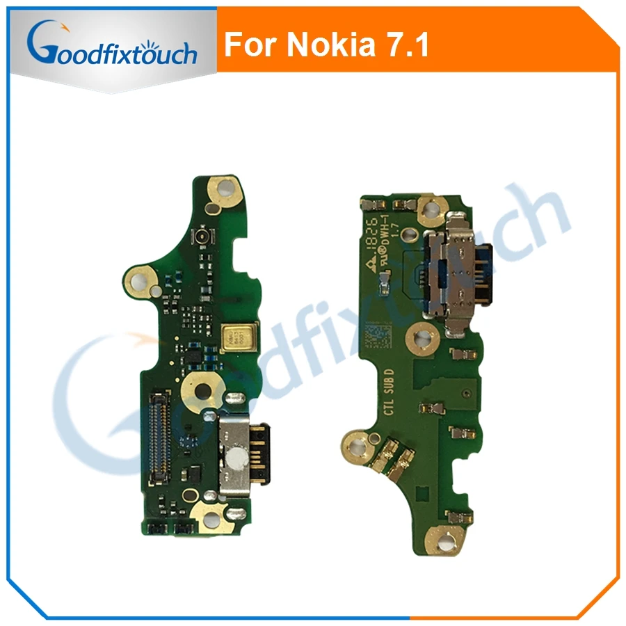 Для Nokia 7,1 usb зарядный порт док-станция зарядное устройство разъем платы гибкий кабель оригинальные запасные части