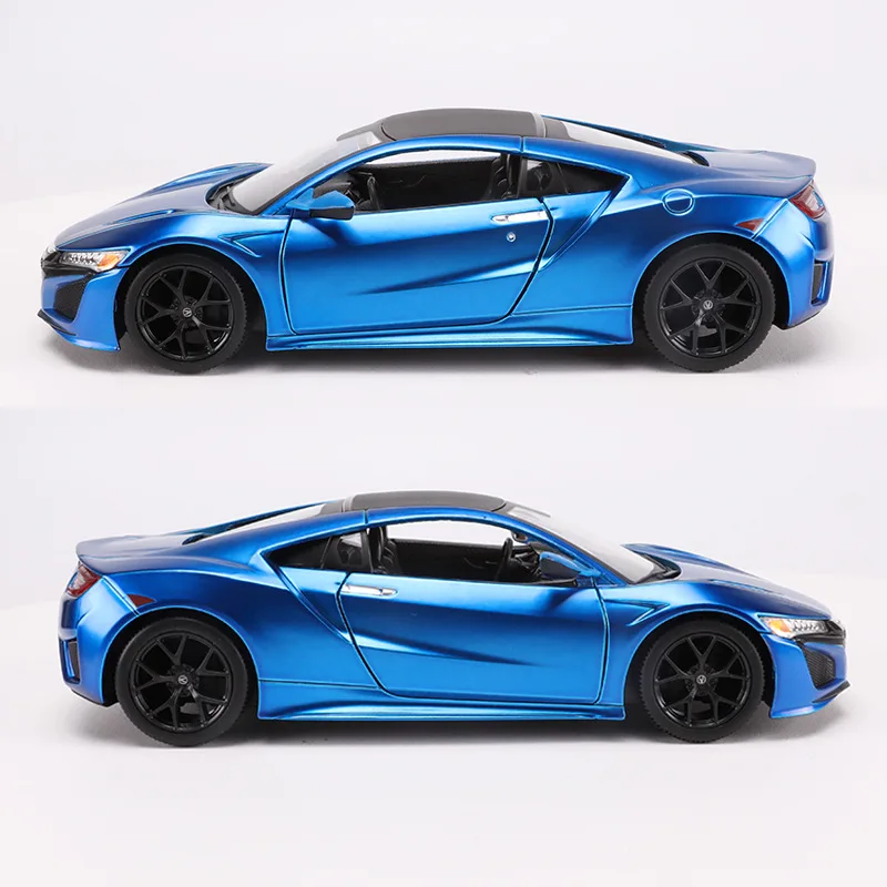 1:24 Высокая литая модель машины Модель NSX Acura спортивный автомобиль игрушка подарок украшение для детей Подарки