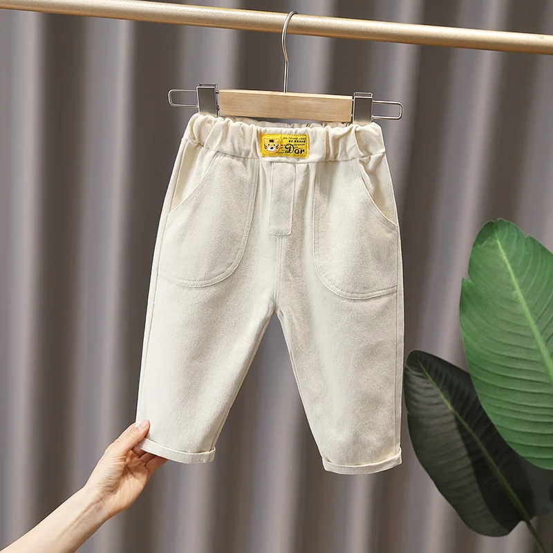 Boys Pants Spring fall kids Outfit casual Trousers For toddler children