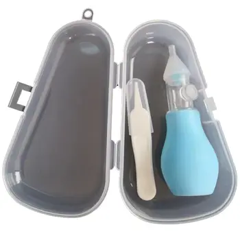 

Baby Nasal Aspirator Suction Nose Clip Solid Silicone Pump Anti-Backflow Suction Safe Non-Toxic Two-Piece Box