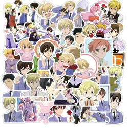 10/30/50PCS Ouran Collège Ministère D'accueil Dessin Animé Autocollants Valise Pour Ordinateur Portable Casque Autocollant De Décoration De Corps En Gros 