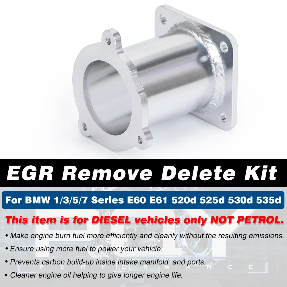 Hypertune алюминиевый комплект для удаления EGR BMW 5 SERIES E60 E61 E61N 520i 525d 530d 535d DELETE KIT HT