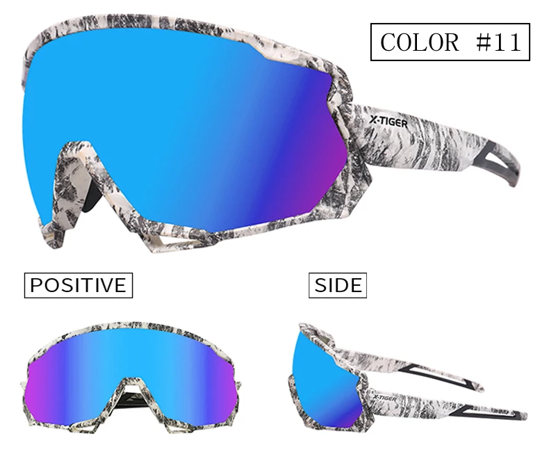 X-TIGER Pro Wind Cycling Glasses Polarized Sports Road Bicycle Glasses MTB Bike Sunglasses Goggles Mountain Bike Cycling Eyewear