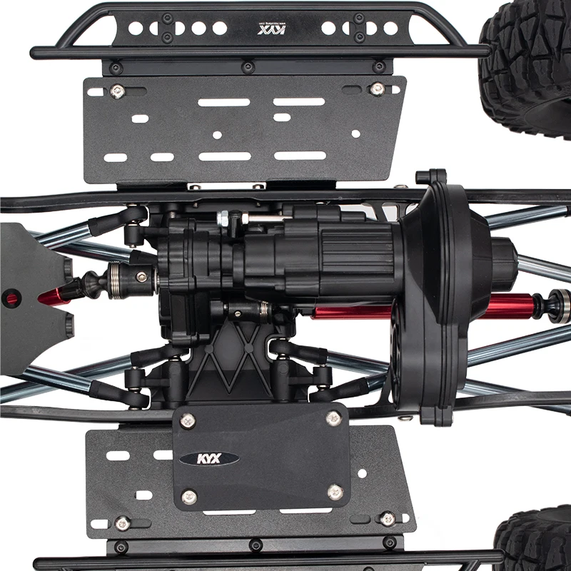 KYX CNC сплав 2 скоростной комплект 313 колесная рама SCXII 90046 1/10 rc автомобиль