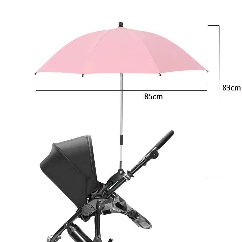 baby stroller accessories bassinet Universal Baby Stroller Folding Umbrella UV Protection Rainproof Infant Stroller Cover Umbrella 360 Degrees Adjustable Sunshade baby stroller cover for winter Baby Strollers