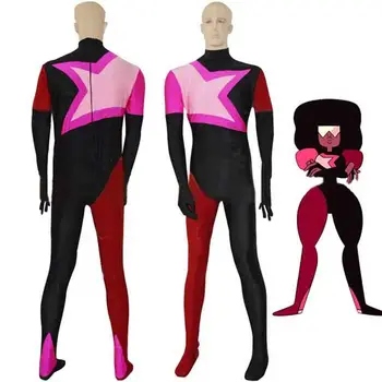 

Free Shipping Hot Movie Lycra Spandex Garnet Costume Zentai Steven Universe Female Superhero Cosplay Catsuit Halloween Costumes