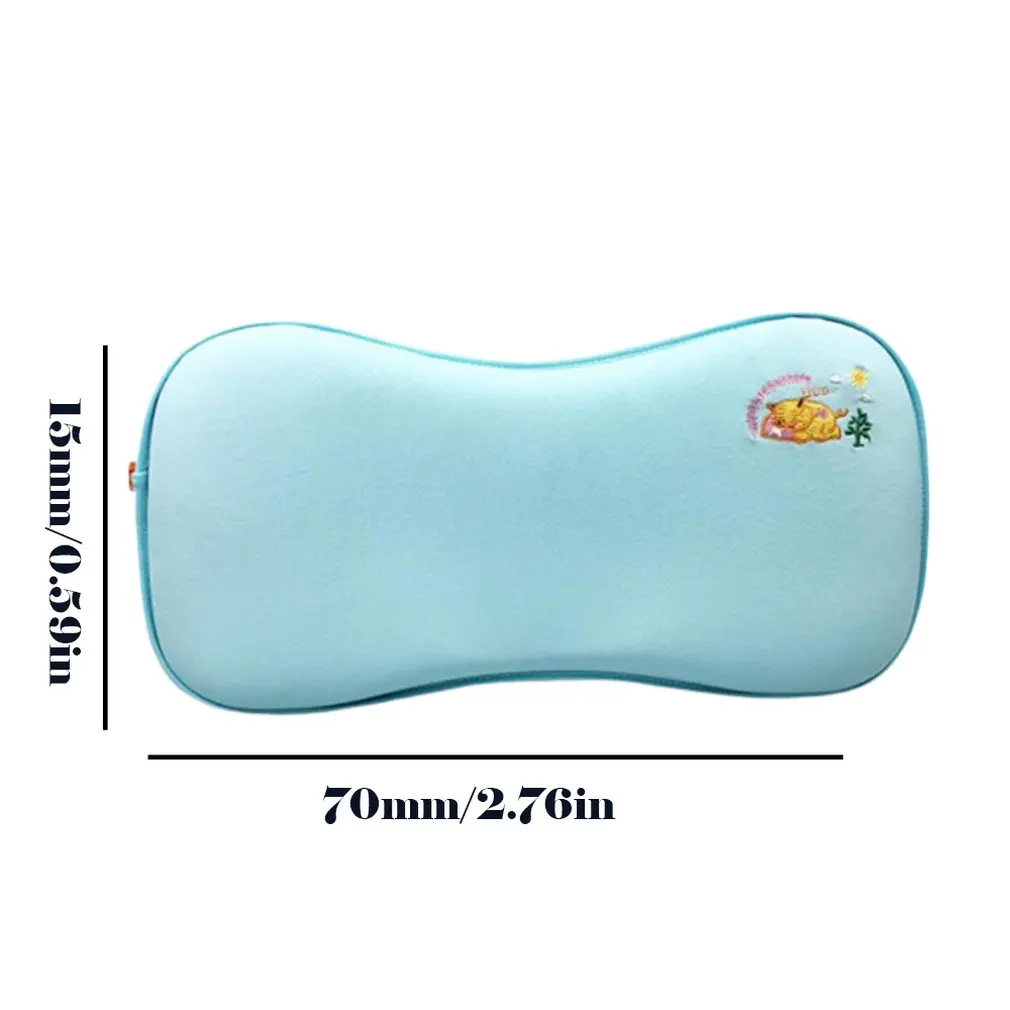 Memory Foam детские подушки дышащие мягкие удобные младенческие предотвращают плоская подушка для головы медленный отскок хлопок кости младенческой ребенка подушка