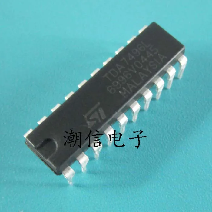 10cps TDA7496L DIP - 20 материнская плата LCD TV усилитель мощности IC | Электронные компоненты
