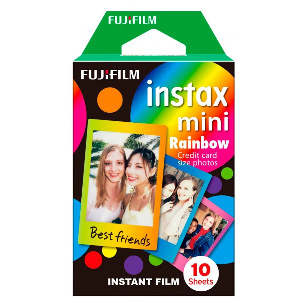Фотопленка Fujifilm Instax Mini RAINBOW, 10 л