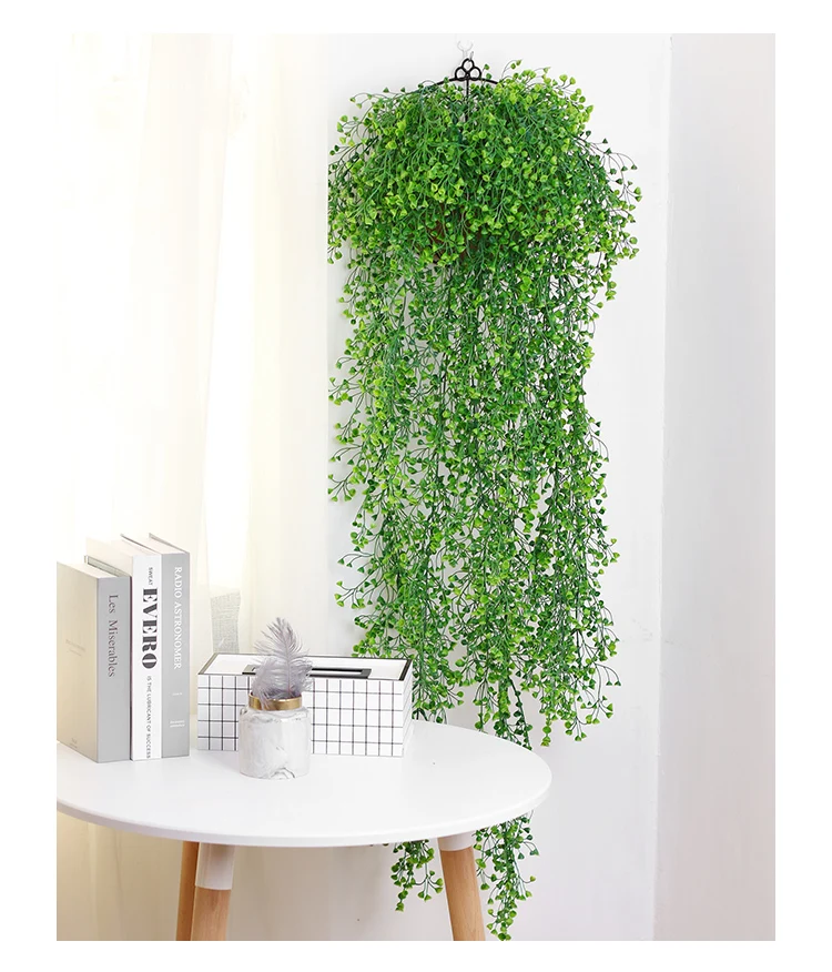 Имитация Admiralty Willow, украшение для стен в гостиной, для помещений, зеленое растение, настенный цветок, искусственный цветок, висячий бар, hangin