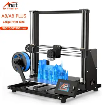 

Anet Large Printing Size All Metal DIY 3D Printer A8/A8 Plus Impressora 3D Printing Kit USB SD Connect Dual Z Motor 300*300*350