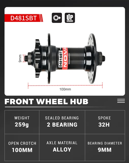 NOVATEC MTB バイクハブ 32 穴 8 9 10 11 スピードマウンテン