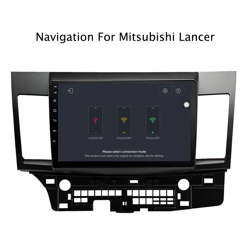 Ectwodvd 10,1 дюймов Andriod 8,1 автомобильный DVD gps для Mitsubishi Lancer 2007- 4G ram 64G rom CarPlay DSP 4G LTE с wifi