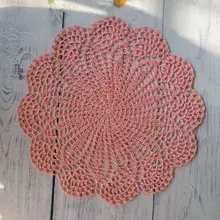 

Elegant Cotton Table Place Mat Crochet Hotel Coffee Placemat Glass Pad Christmas Wedding Navidad Decoraciones Para El Hogar