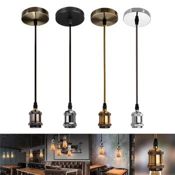 

Smuxi E27 Retro Chandelier Socket Bulb Holder + Suction Cup Family Restaurant and Cafe Lighting Decorative Light Accessories